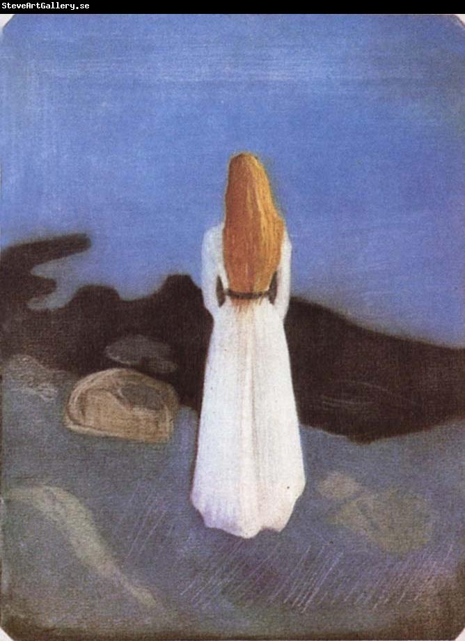 Edvard Munch The Lady in the seaside